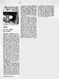 La Cara visible de la fiesta.