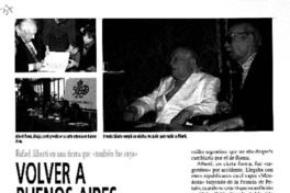 Volver a Buenos Aires