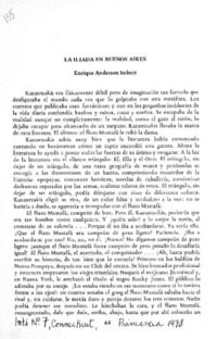 La iliada en Buenos Aires.