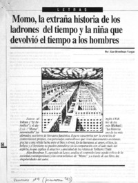 Momo, la extraña historia de los ladrones del tiempo y la niña que devolvió el tiempo a los hombres