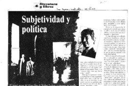 Subjetividad y política