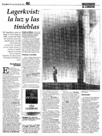 Lagerkvist, la luz y las tinieblas