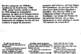 El marinero de Amsterdam.