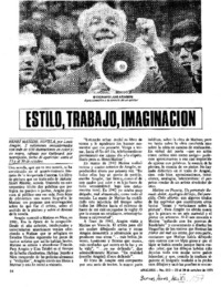 Estilo, trabajo, imaginación