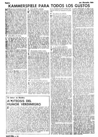 Kammerspiele para todos los gustos