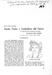 Dante, poeta y ciudadano del futuro
