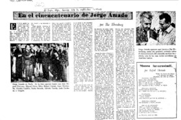 En el cincuentenario de Jorge Amado