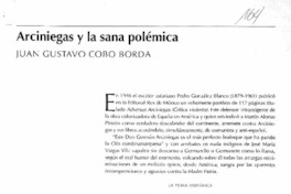 Arciniegas y la sana polémica