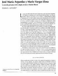 José María Arguedas y Mario Vargas Llosa