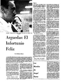 Arguedas: el infortunio feliz