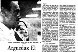 Arguedas: el infortunio feliz