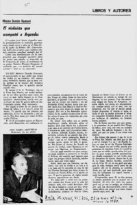 El Violinista que acompañó a Arguedas.