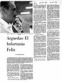 Arguedas, el infortunio feliz