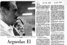 Arguedas, el infortunio feliz