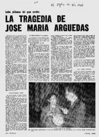 La tragedia de José María Arguedas