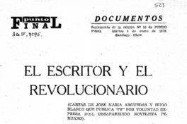 El escritor y el revolucionario