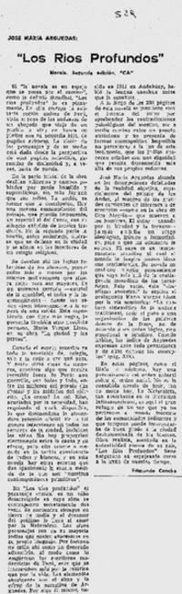 Los ríos profundos"
