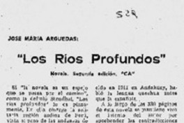 Los ríos profundos"