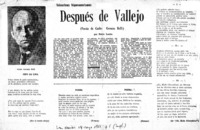 Después de Vallejo