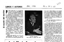 José María Arguedas, los rostros del Perú.