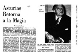 Asturias retorna a la magia