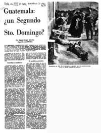 Guatemala, ¿un segundo Sto. Domingo?