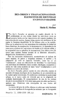 Des-Orden y trasnacionalidad: elementos de indentidad en invi's paradise