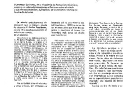 El señor Presidente