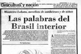 Las palabras del Brasil interior