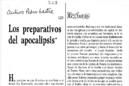 Los preparativos del apocalipsis