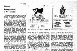 Peregrinación a las fuentes.