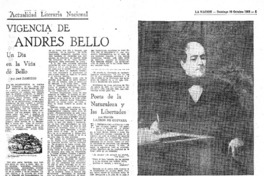 Vigencia de Andrés Bello