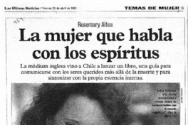 La Mujer que habla con los espíritus