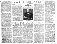 Viaje de Bello a Chile