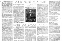 Viaje de Bello a Chile