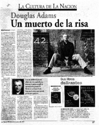 Douglas Adams, Un muerto de la risa