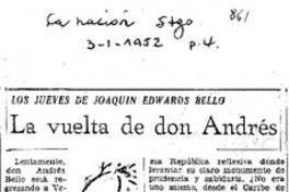 La vuelta de don Andrés