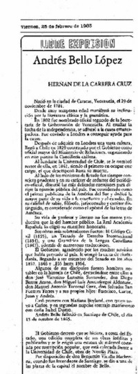 Andrés Bello López