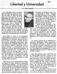Libertad y Universidad