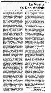 La vuelta de don Andrés