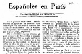 Españoles en París