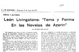 El trayecto de Azorín