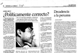 ¿Políticamente correcto?.