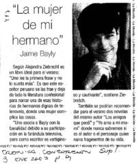 "La Mujer de mi hermano".