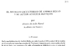 El retrato escultórico de Andrés Bello y su autor Auguste François