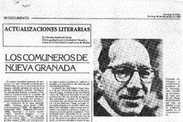 Los comuneros de Nueva Granada.