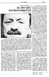 El fin del envilecimiento