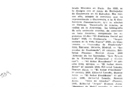 Miguel Angel Asturias.