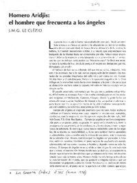 Homero Aridjis: el hombre frecuenta a los ángeles