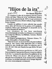 "Hijos de la ira"